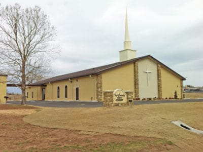 Tri-County Church metal building project finished construction.